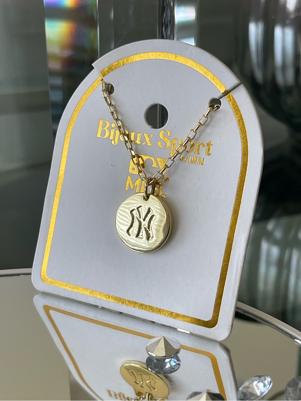 Bijoux Sport MLB NY Pendant Necklace